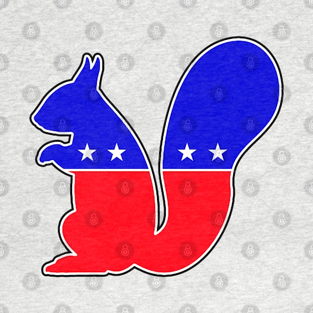 Third Party Politics Squirrel by karutees